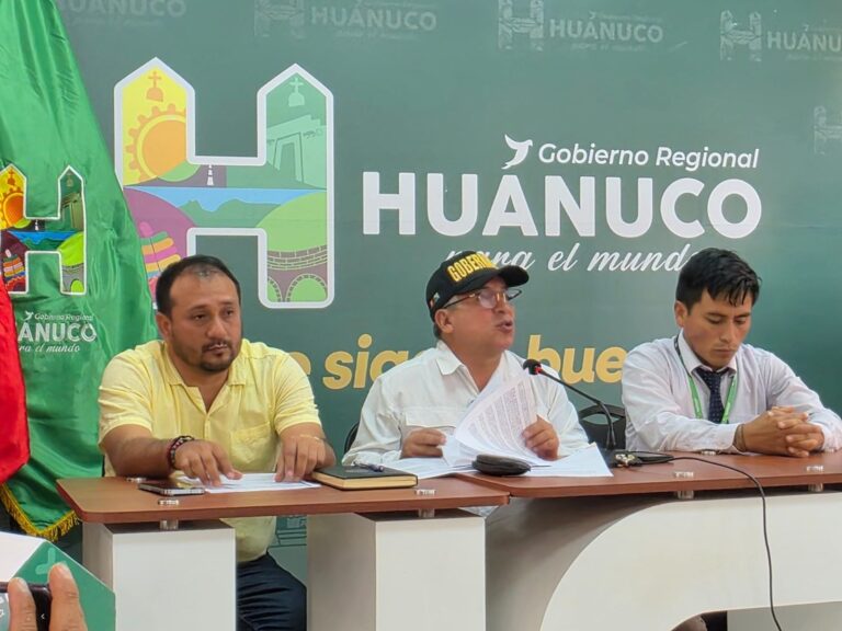 Gobernador Pulgar presenta reconsideración para cambio de uso de terreno del Totoral y destrabar millonario proyecto PTAR Huánuco
