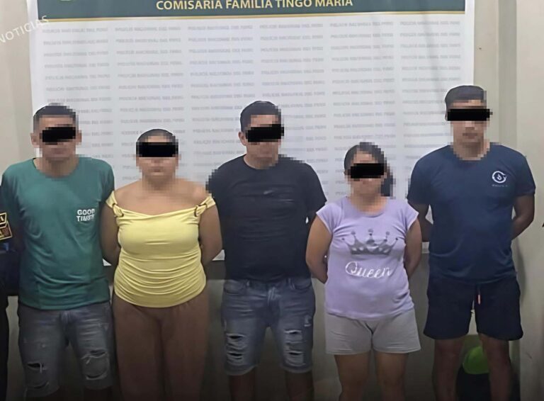 Cinco personas son detenidas tras registrarse un altercado familiar con múltiples lesionados en Tingo María