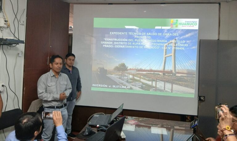 Construcción del puente alterno Tingo María – Castillo Grande terminará costando más de 83 millones de soles