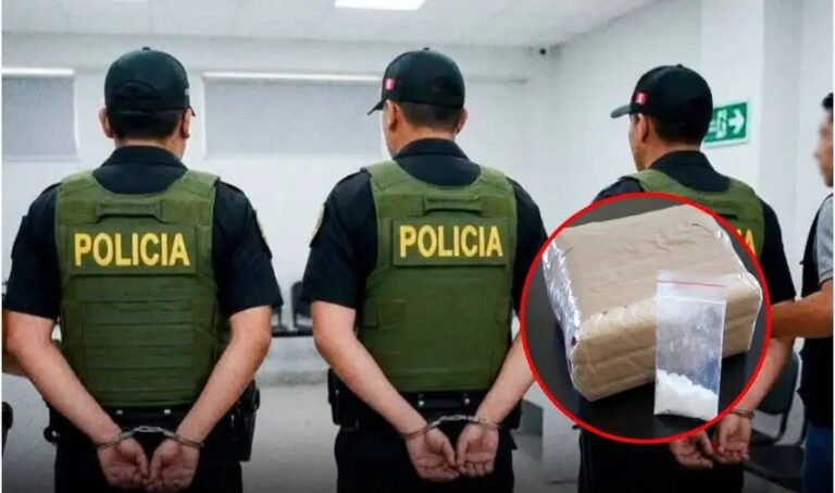 Poder Judicial dicta 14 meses de prisión preventiva contra cuatro policías por reemplazar cocaína incautada con bloques de yeso en Tacna