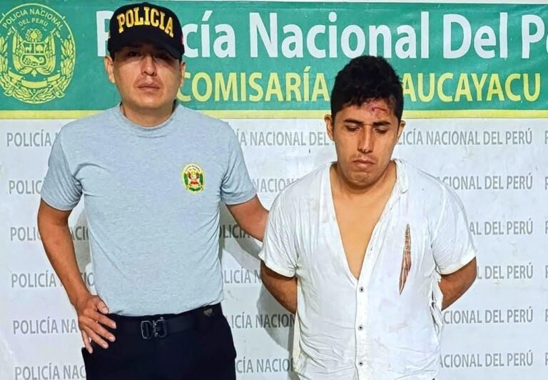 Dictan nueve meses de prisión preventiva contra presunto autor de asalto a mano armada en Huánuco
